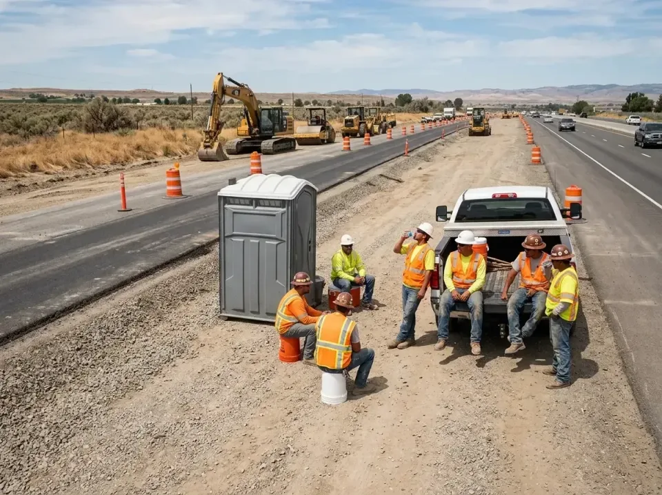 highway-road-construction-crew-007 — frequently asked questions, Porta Potty and Restroom Rentals in West Des Moines, IA